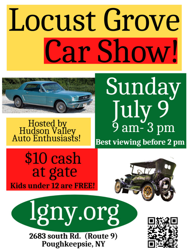 Car Show at Locust Grove! My Hudson Valley